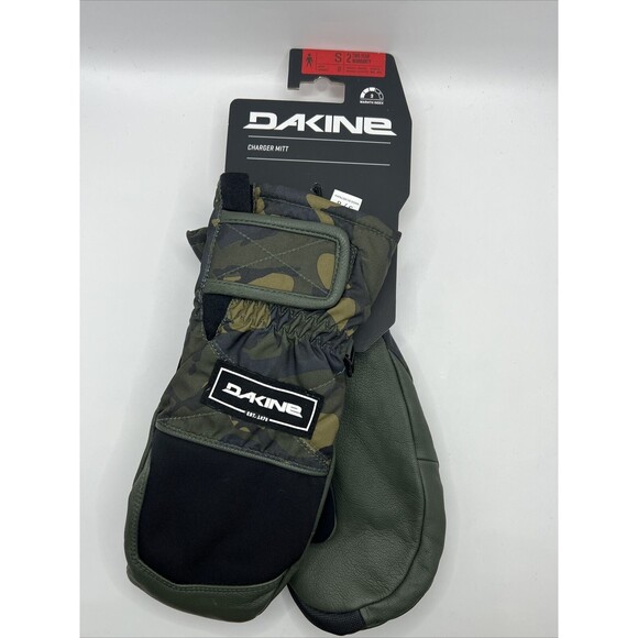 Dakine Men's Charger Mitt Cascade Camo Size Small Leather - Picture 1 of 10